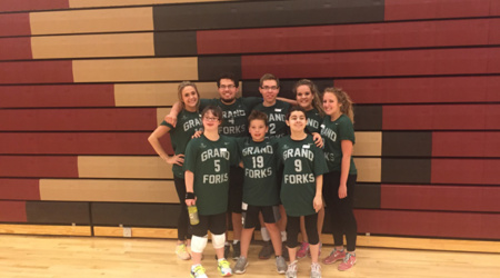Special Olympic Basketball in Grand Forks
