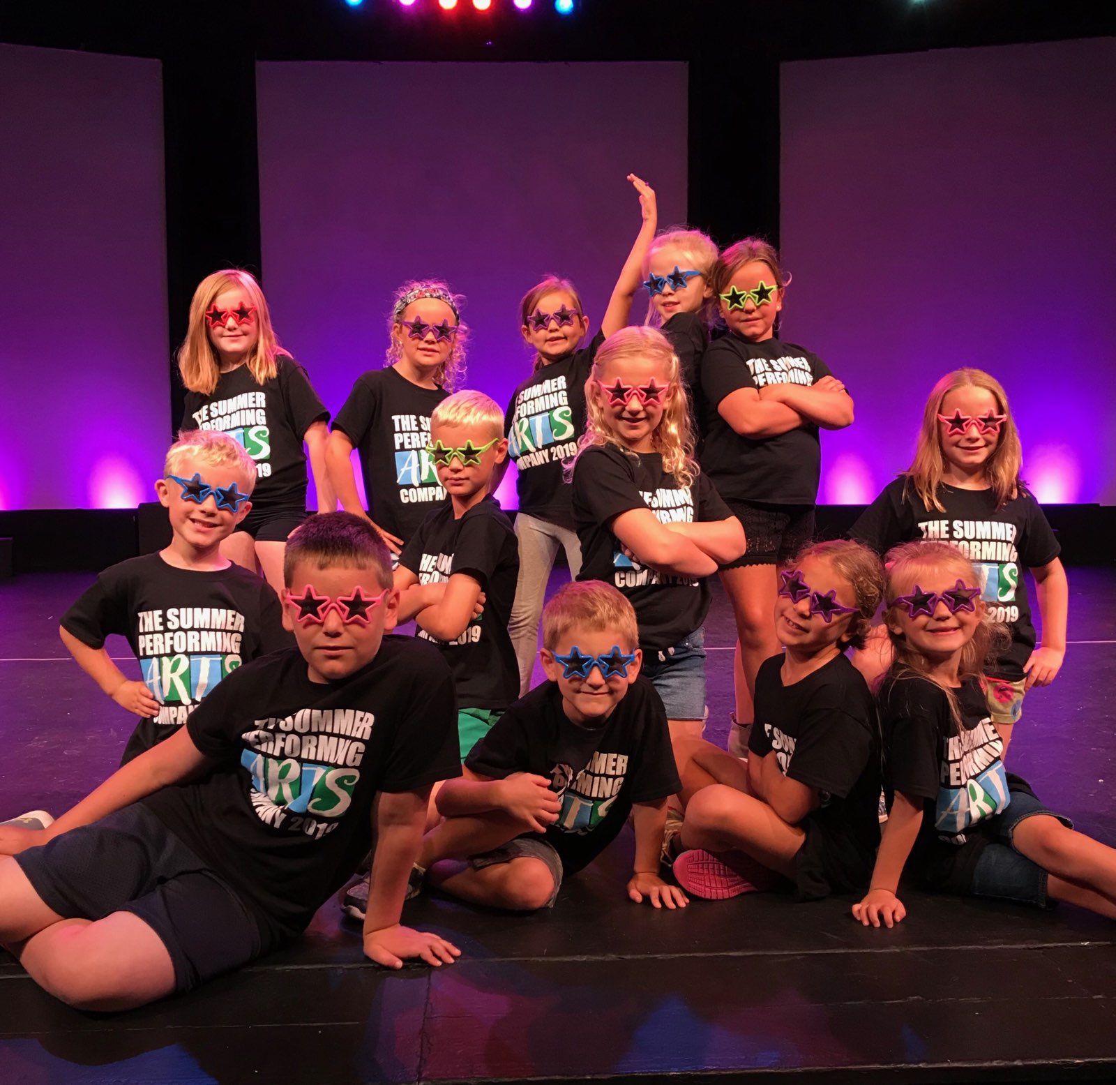 Kids with Sunglasses on while Performing at SPA in Grand Forks North Dakota
