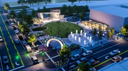 Downtown Grand Forks Future Rendering for Outdoor Events