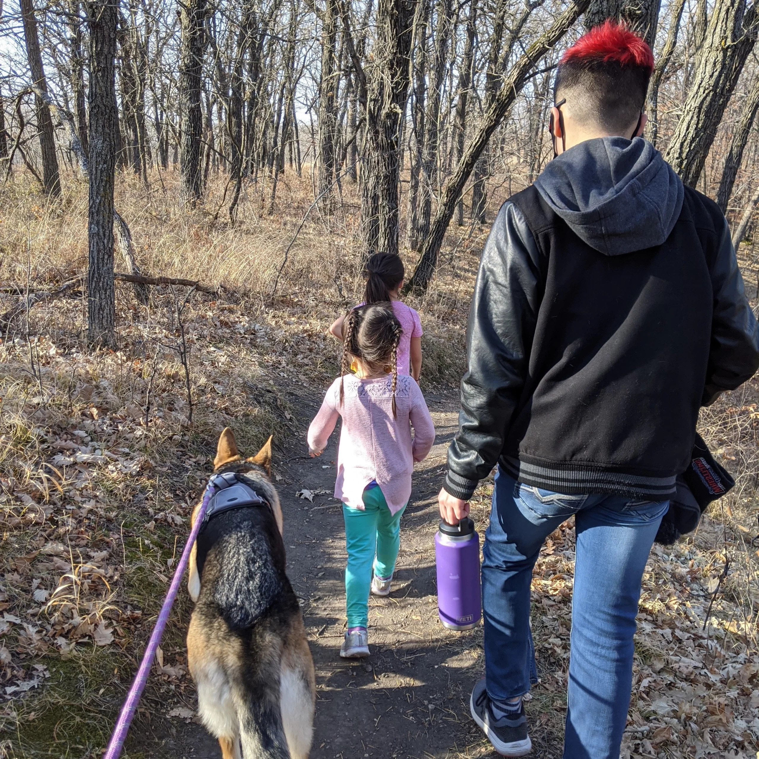 Courtney's kids at Turtle River State Park