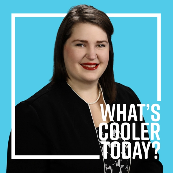 'What's Cooler Today?' Blog author Becca