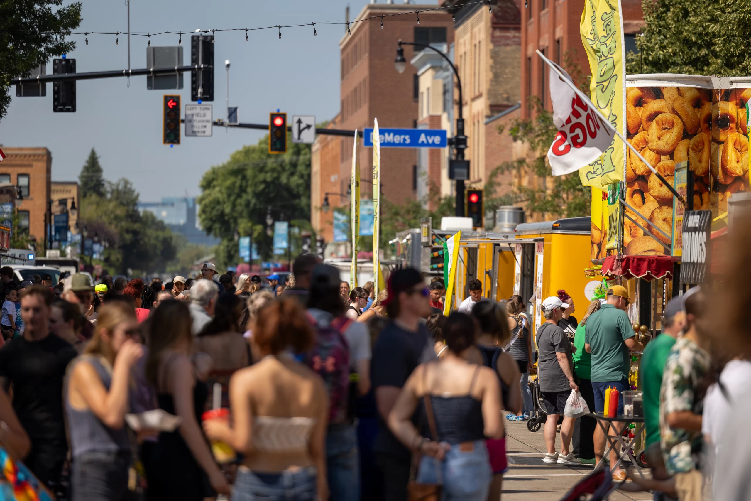 Downtown Street Fair in Grand Forks