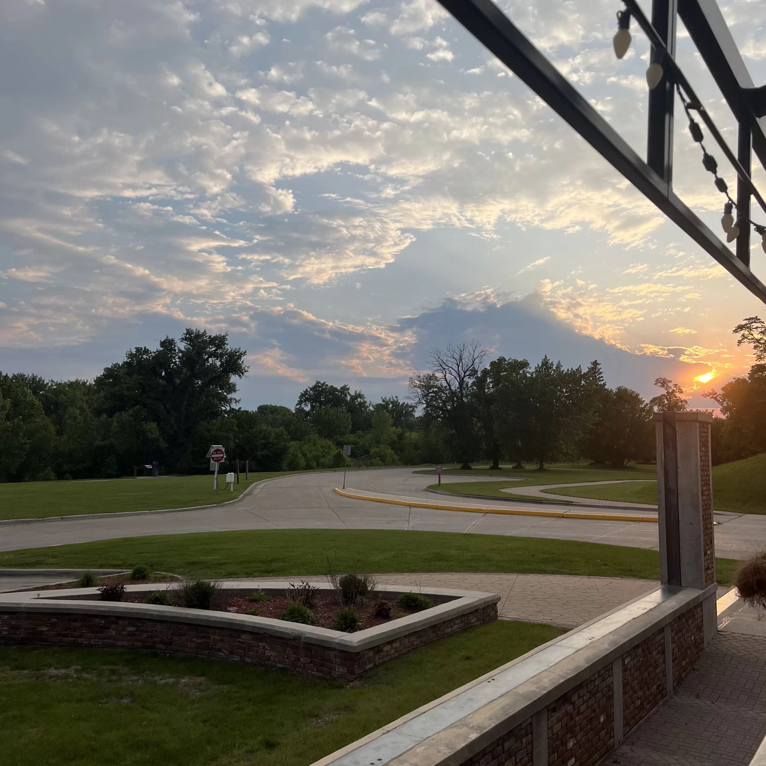 View from the Blue Moose Patio in Grand Forks