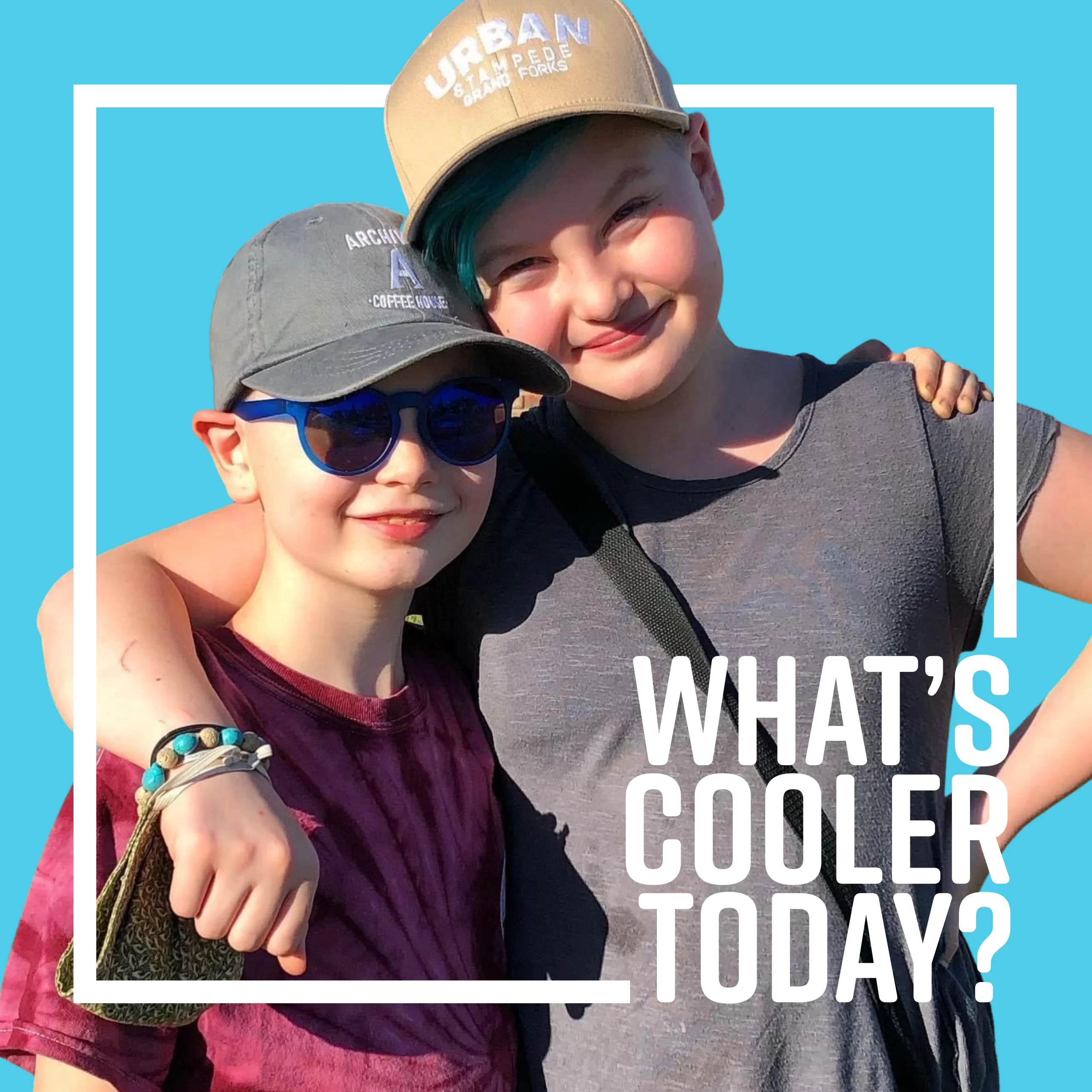 'What's Cooler Today?' Authors Mairi and Jonas