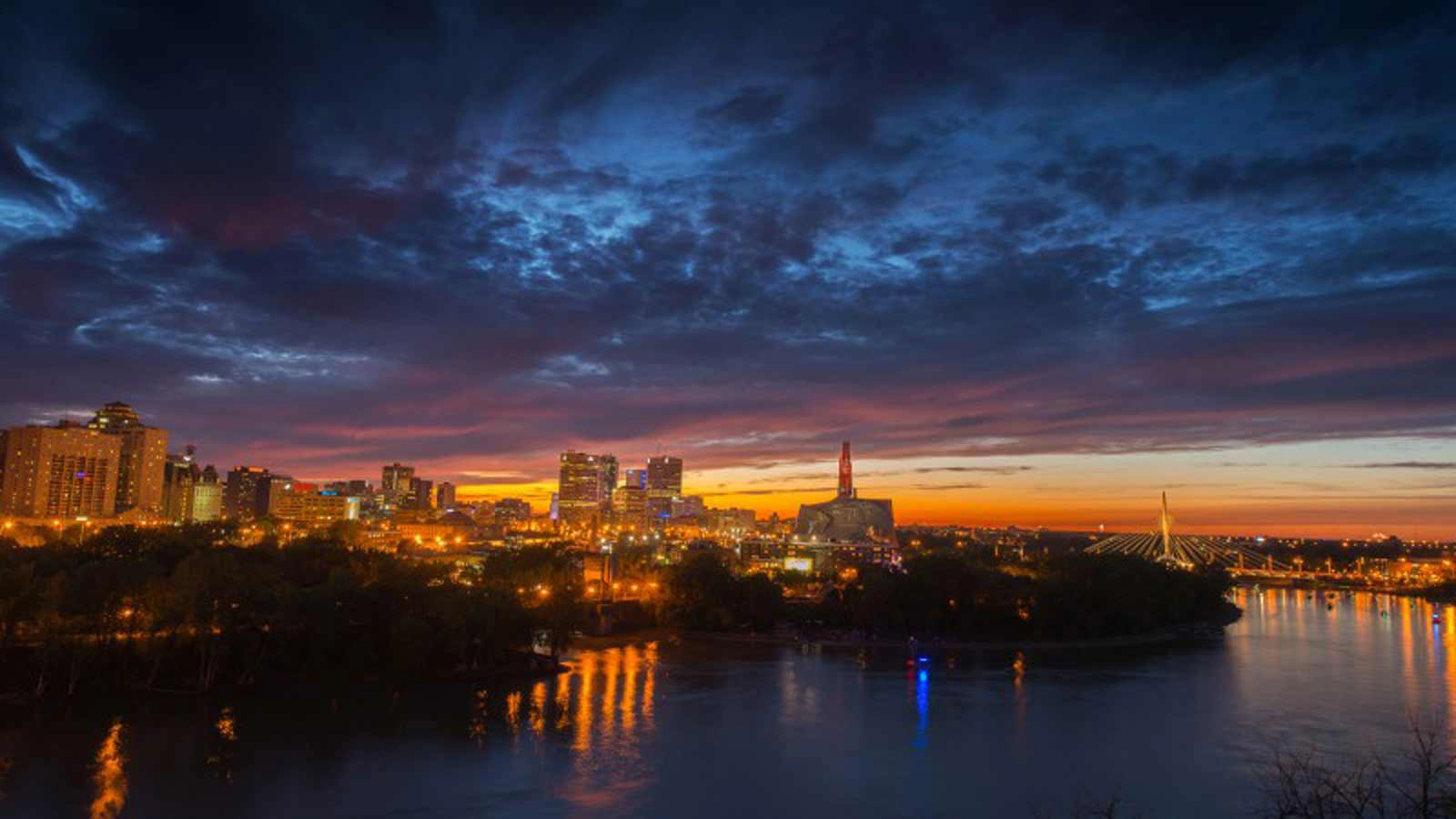 Skyline of Winnipeg, Canada