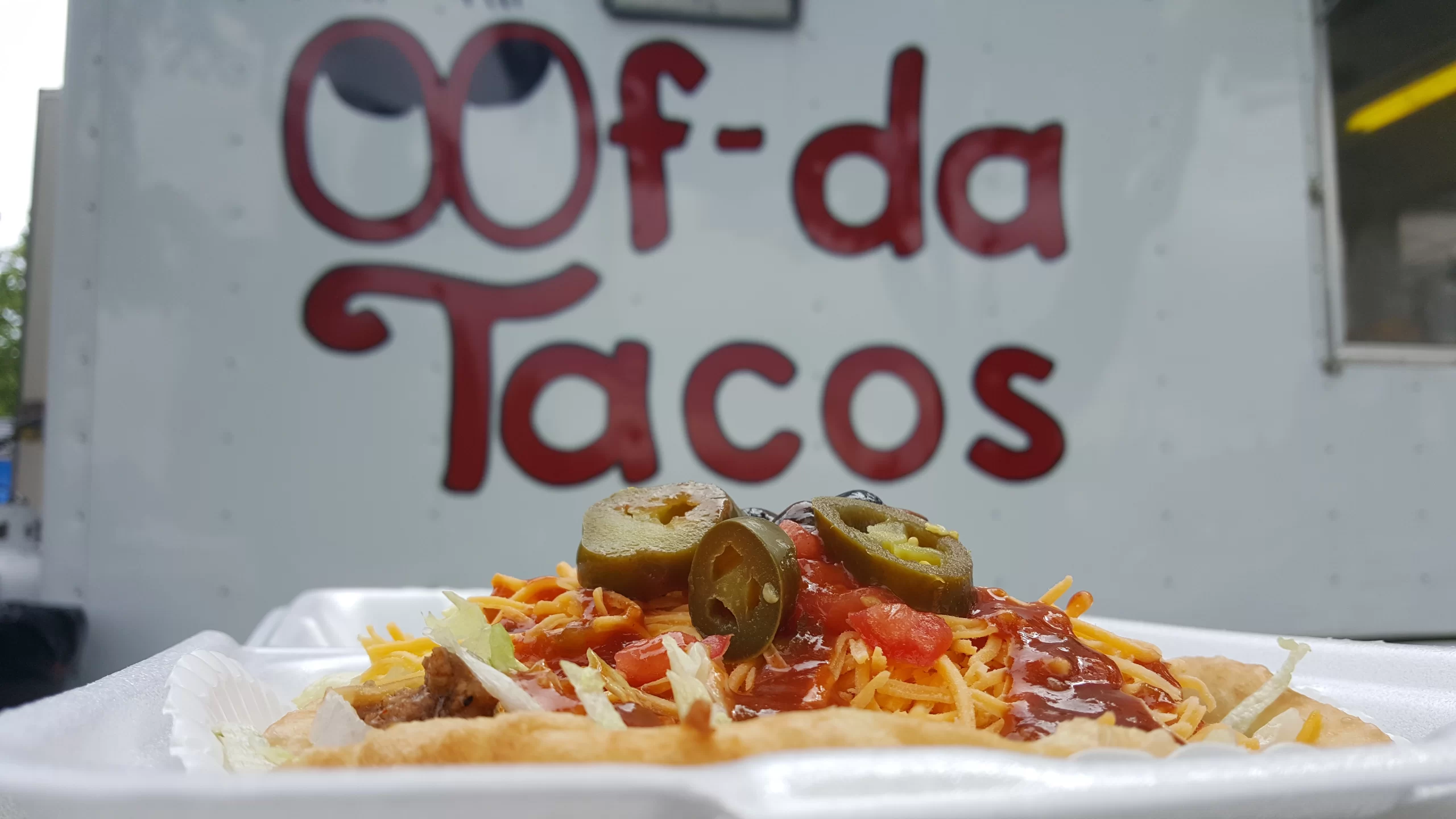 Oof-da tacos food truck in Grand Forks.