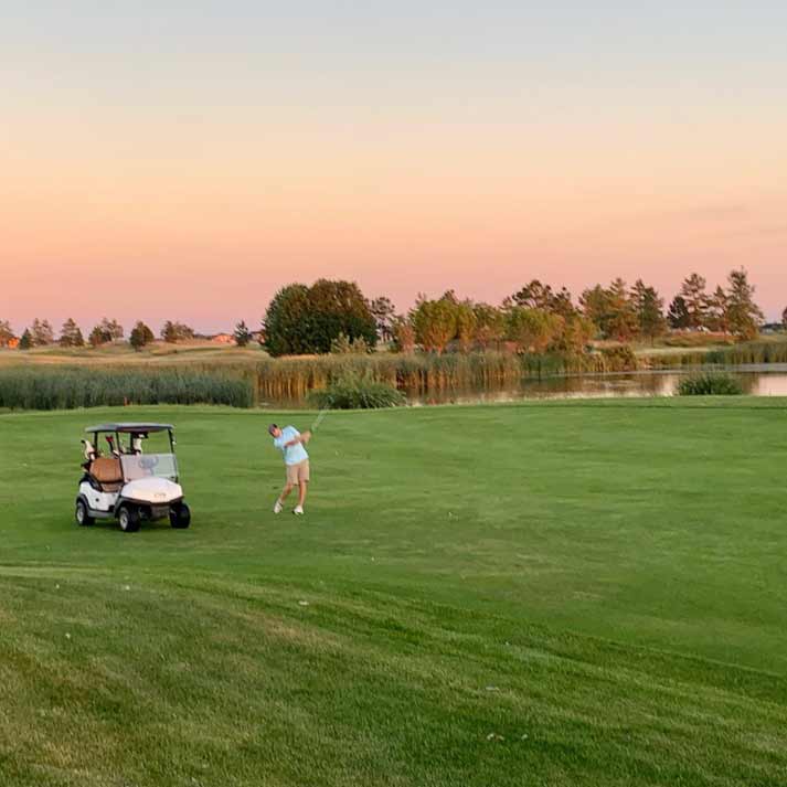 Kings Walk Golf Course in Grand Forks, North Daktoa.
