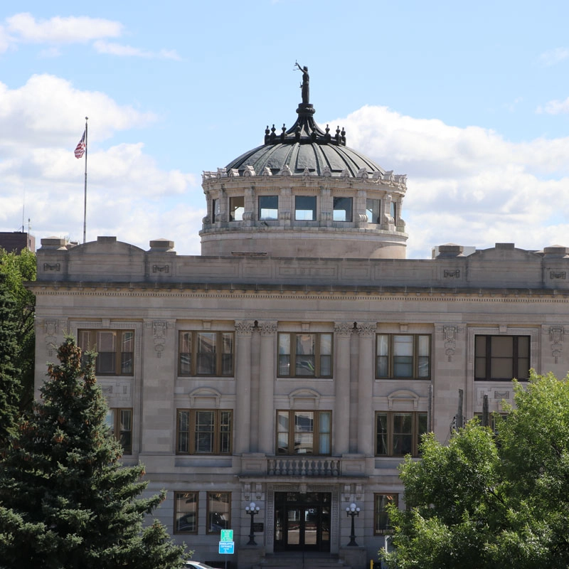 Downtown building in Grand Forks.