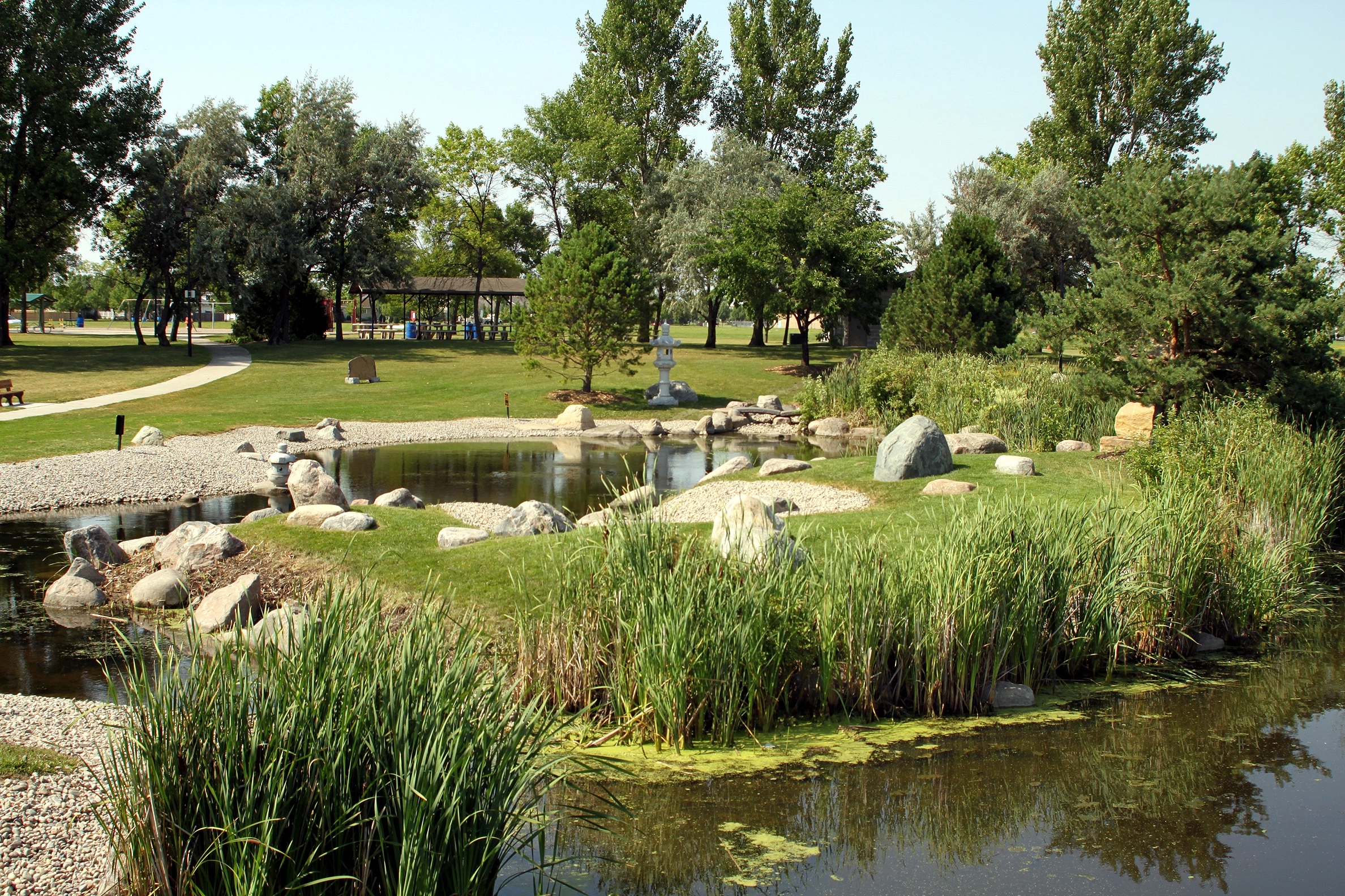 Photo of Sertoma Park taken by the CVB in Grand Forks.