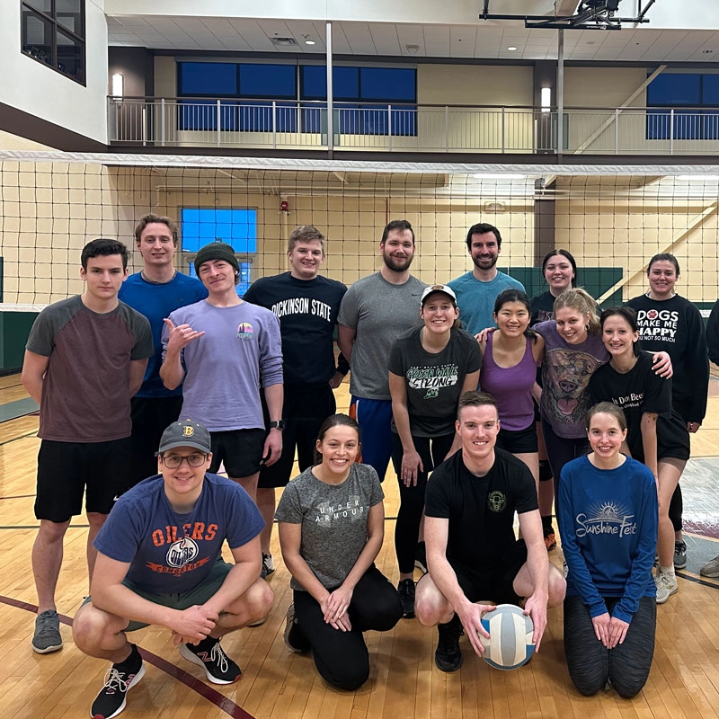 Volleyball sports league in Grand Forks.