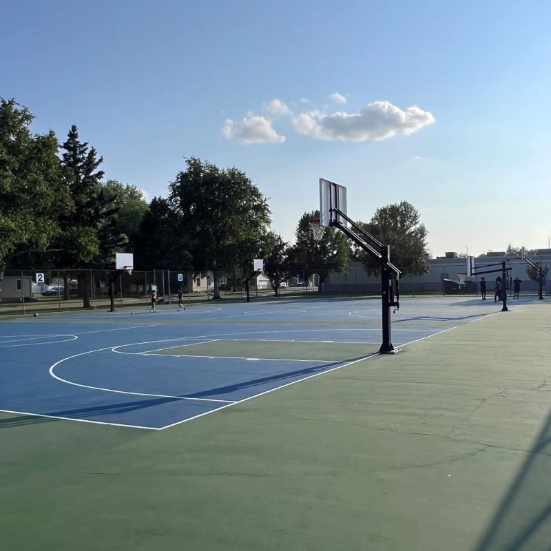 Basketball Court at Abbott Sports Complex in Grand Forks.