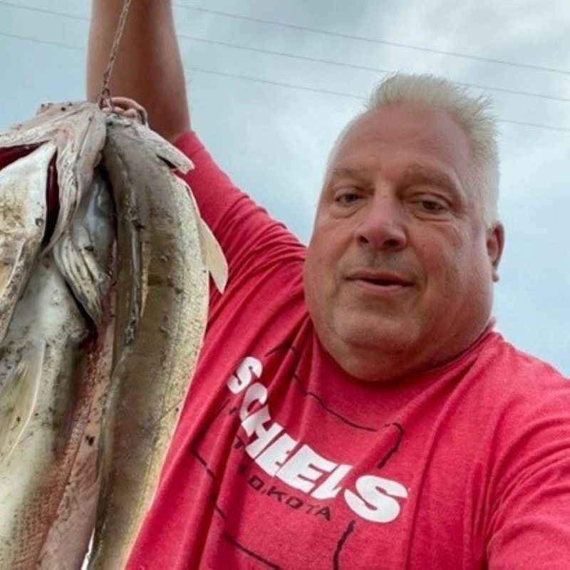 Fishing in Grand Forks with Bill.