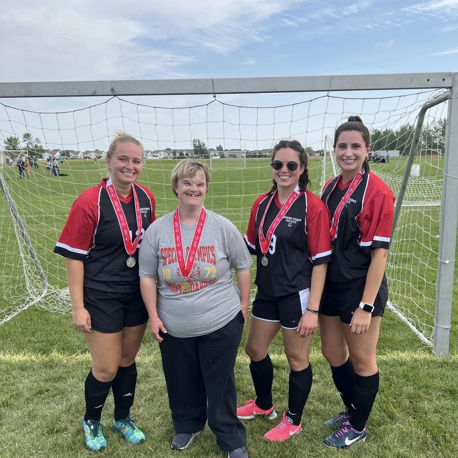 Grand Forks Special Olympics soccer.