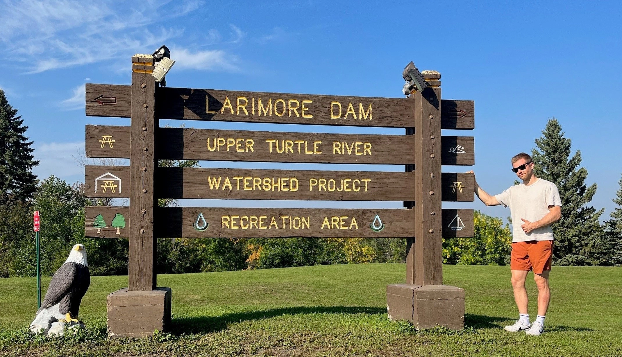 Larimore Dam in Grand Forks Region.