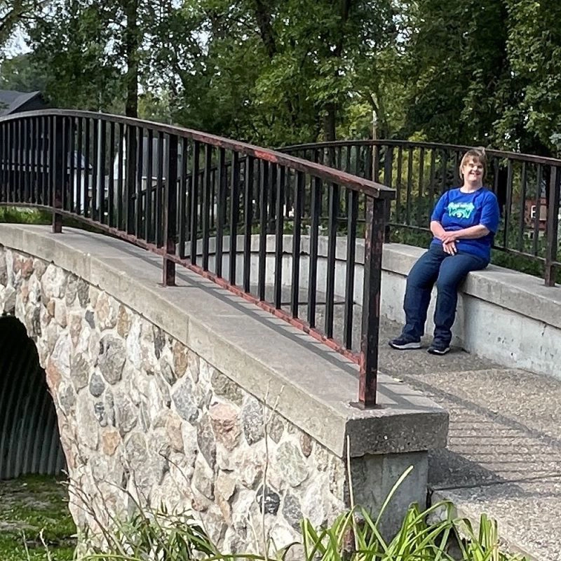 Lincoln Park bridge in Grand Forks.