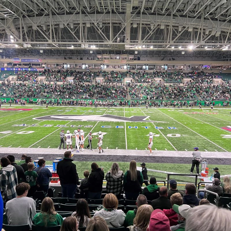 UND football Homecoming Game.