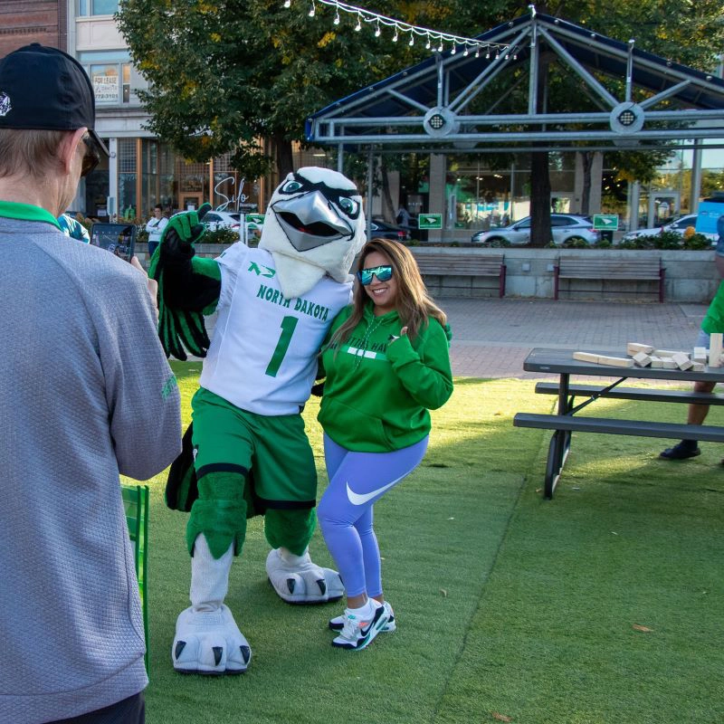 UND Pep Rally Grand Forks.