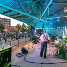 Blues on the Red at Town Square Grand Forks.