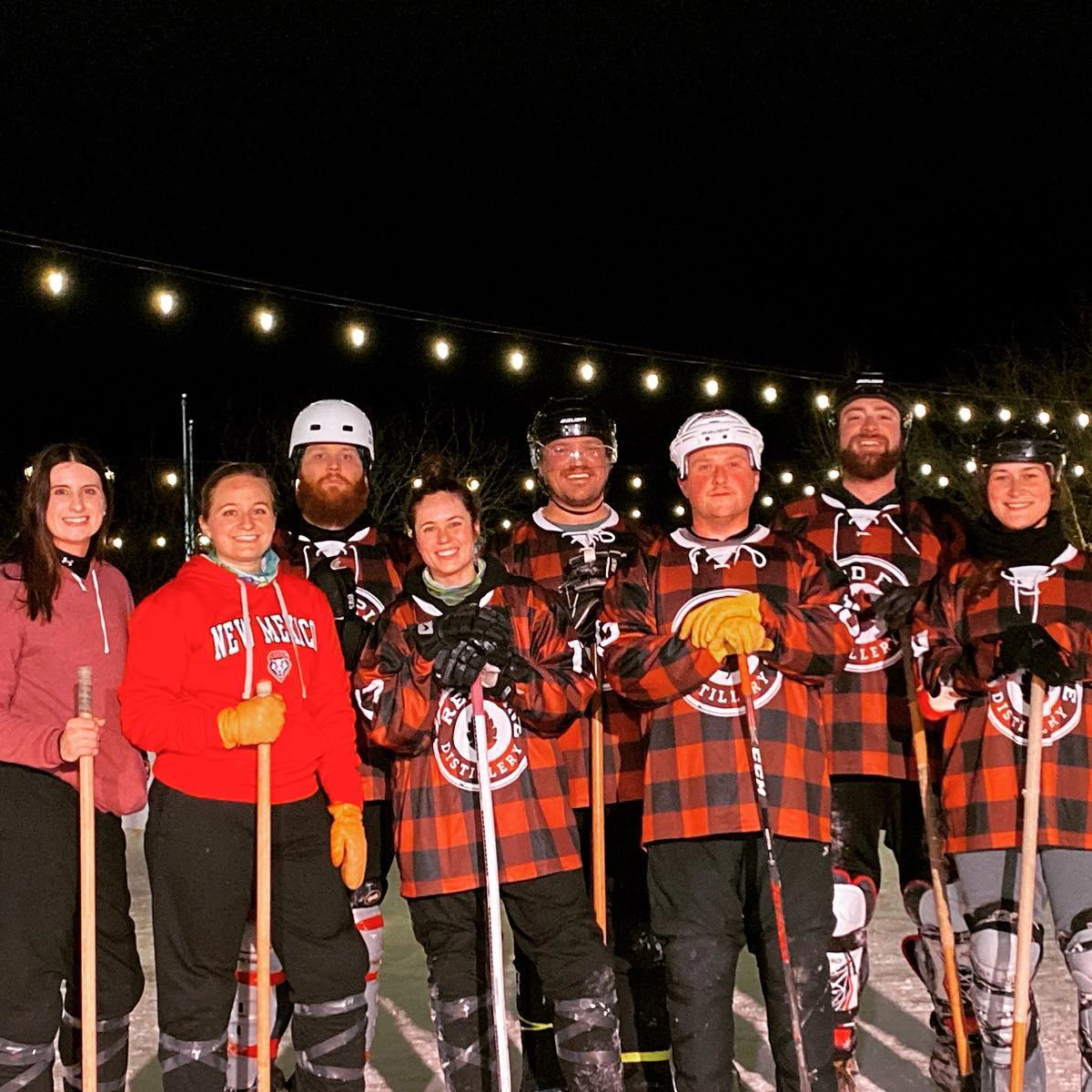 Redpine Broomball in Grand Forks.