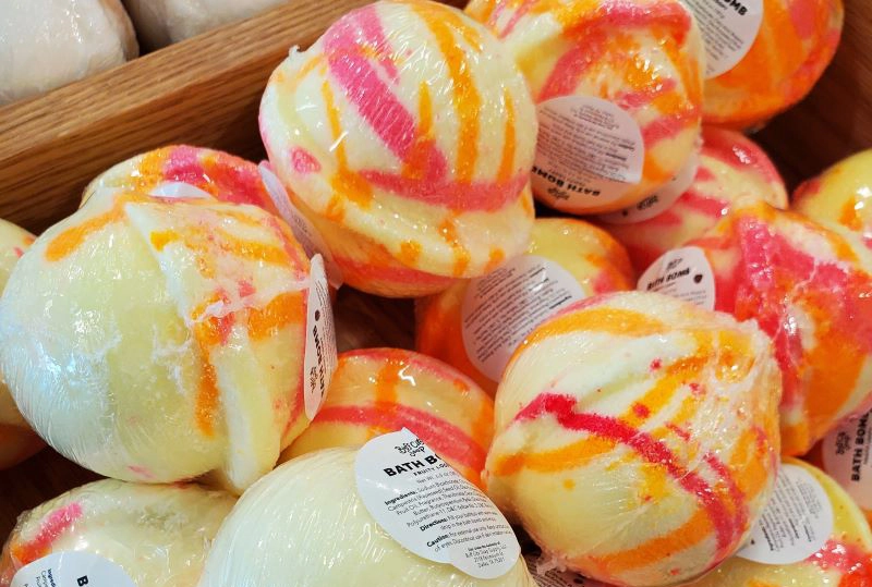 Bath bombs from Buff City soaps in the Grand Forks Region.