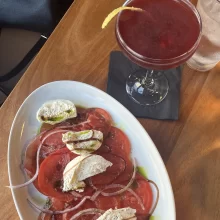 Caprese salad from Skies Fine Dining in Grand Forks.