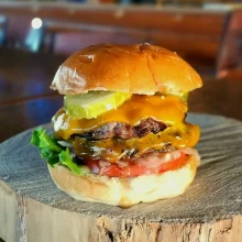 Grand Forks Burger from the Blue Moose in East Grand Forks.