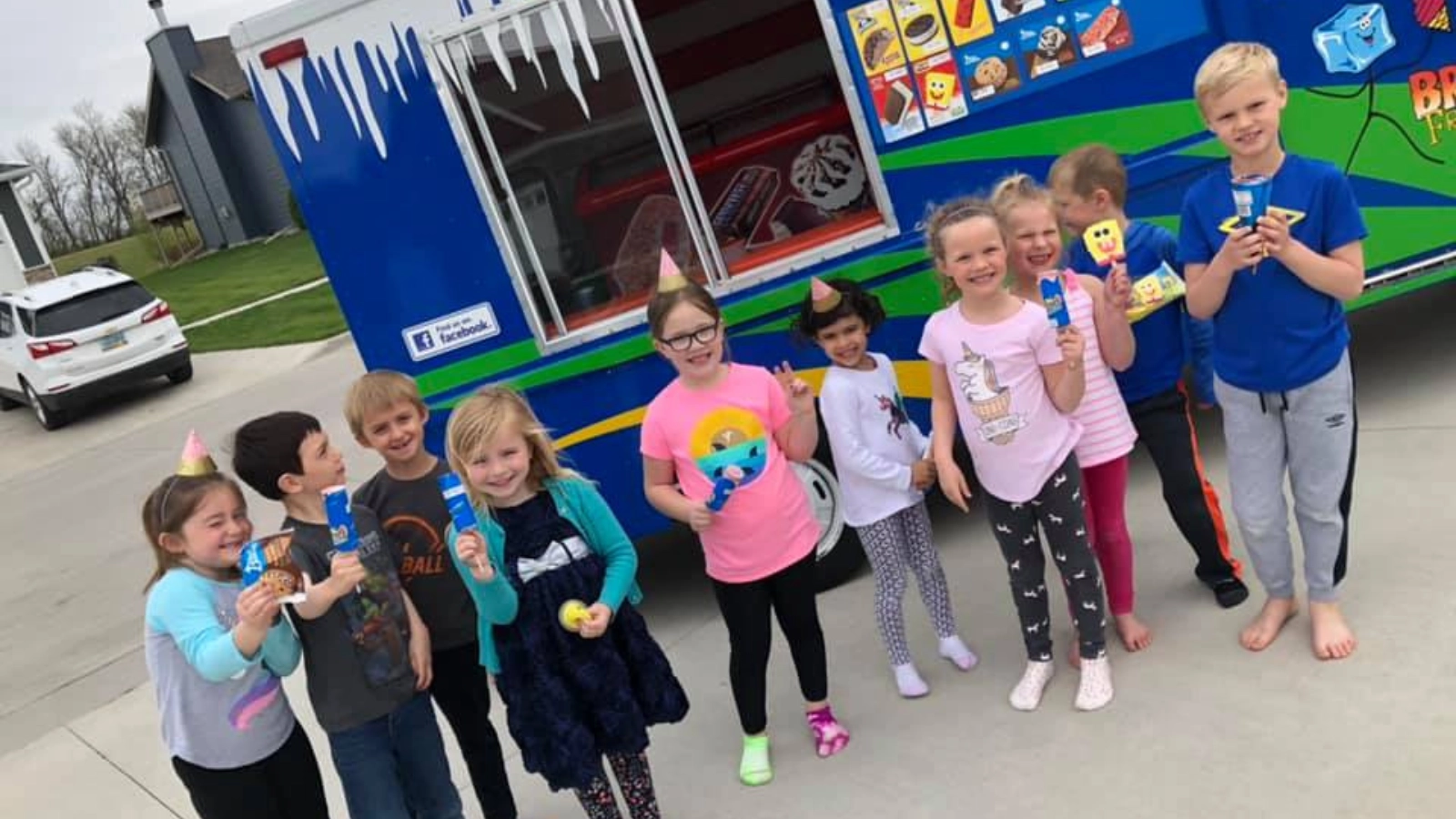 Ice cream in Grand Forks. The Brain Freeze Ice Cream truck.