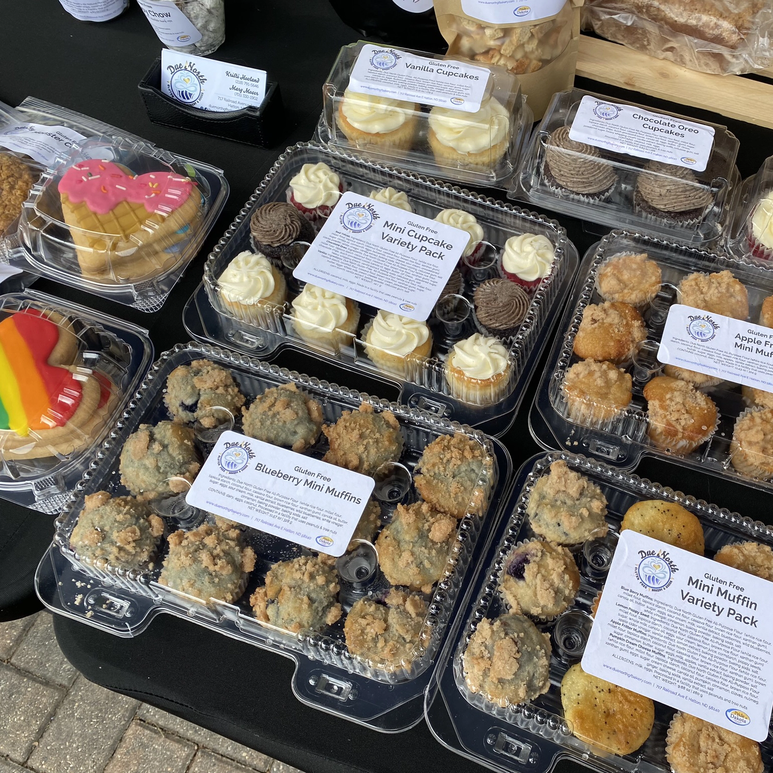 Baked goods at the Farmer's market