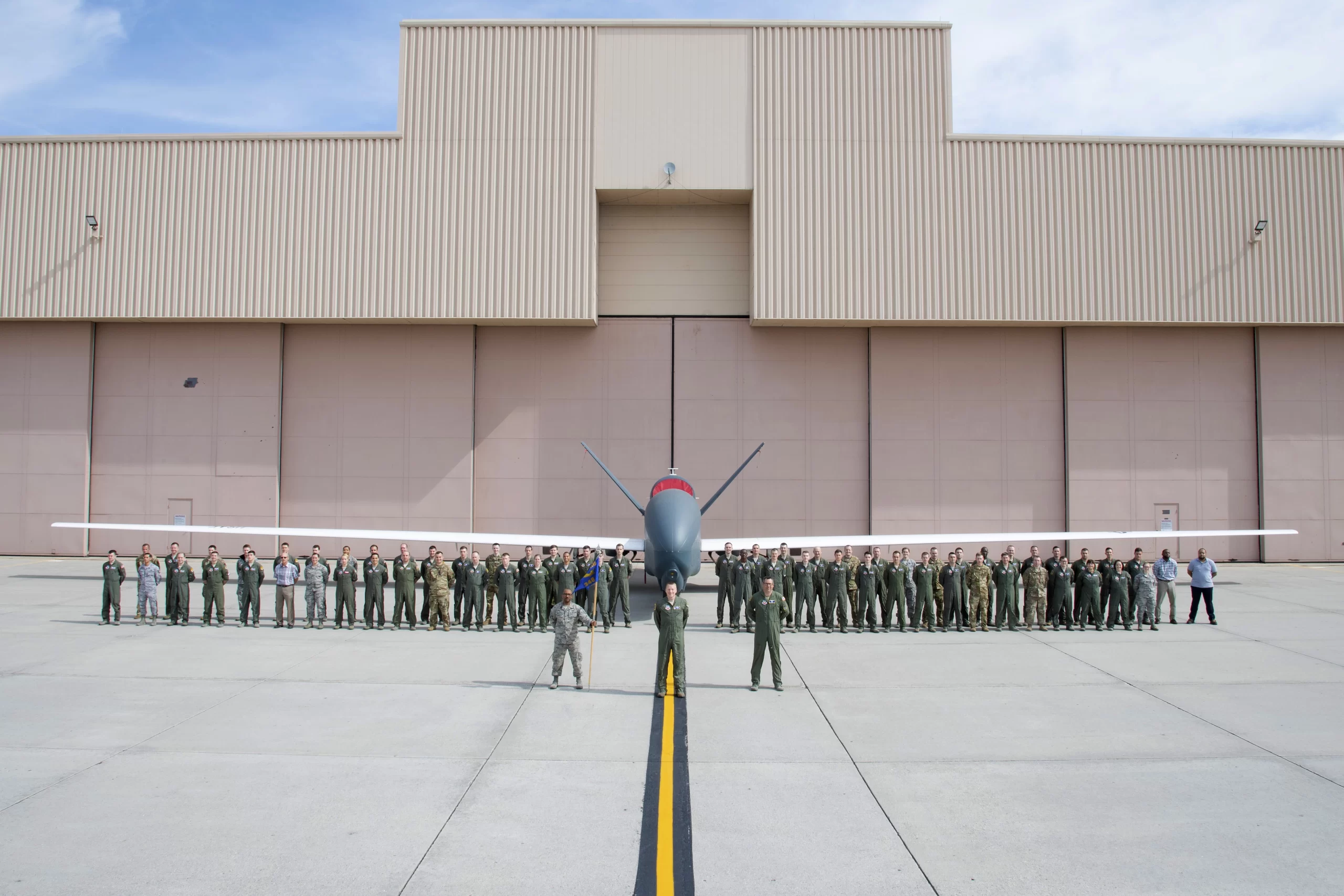 Global Hawk at Grand Forks Air Force Base.