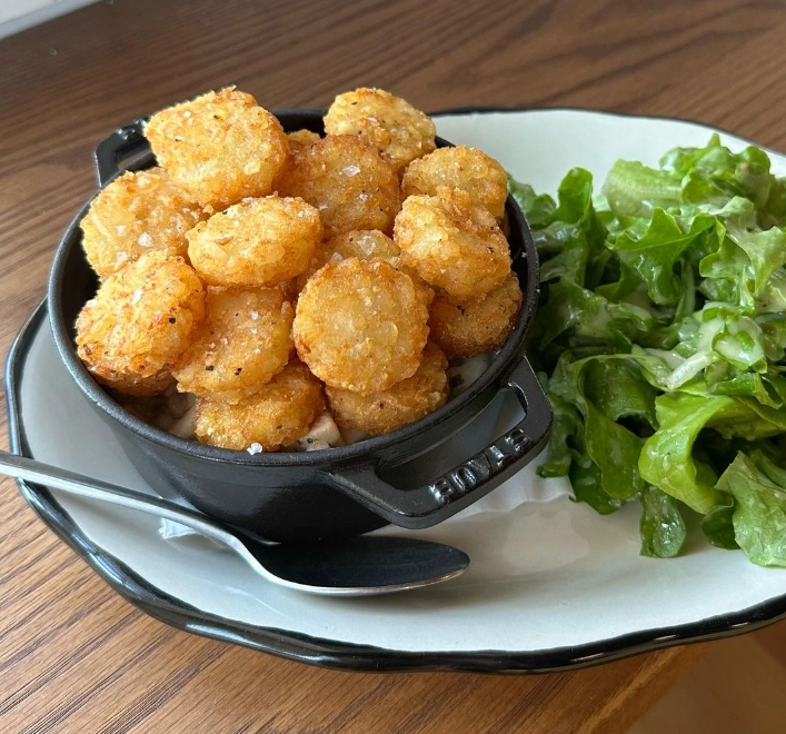 Tater tot hot dish from Bernies in Grand Forks.