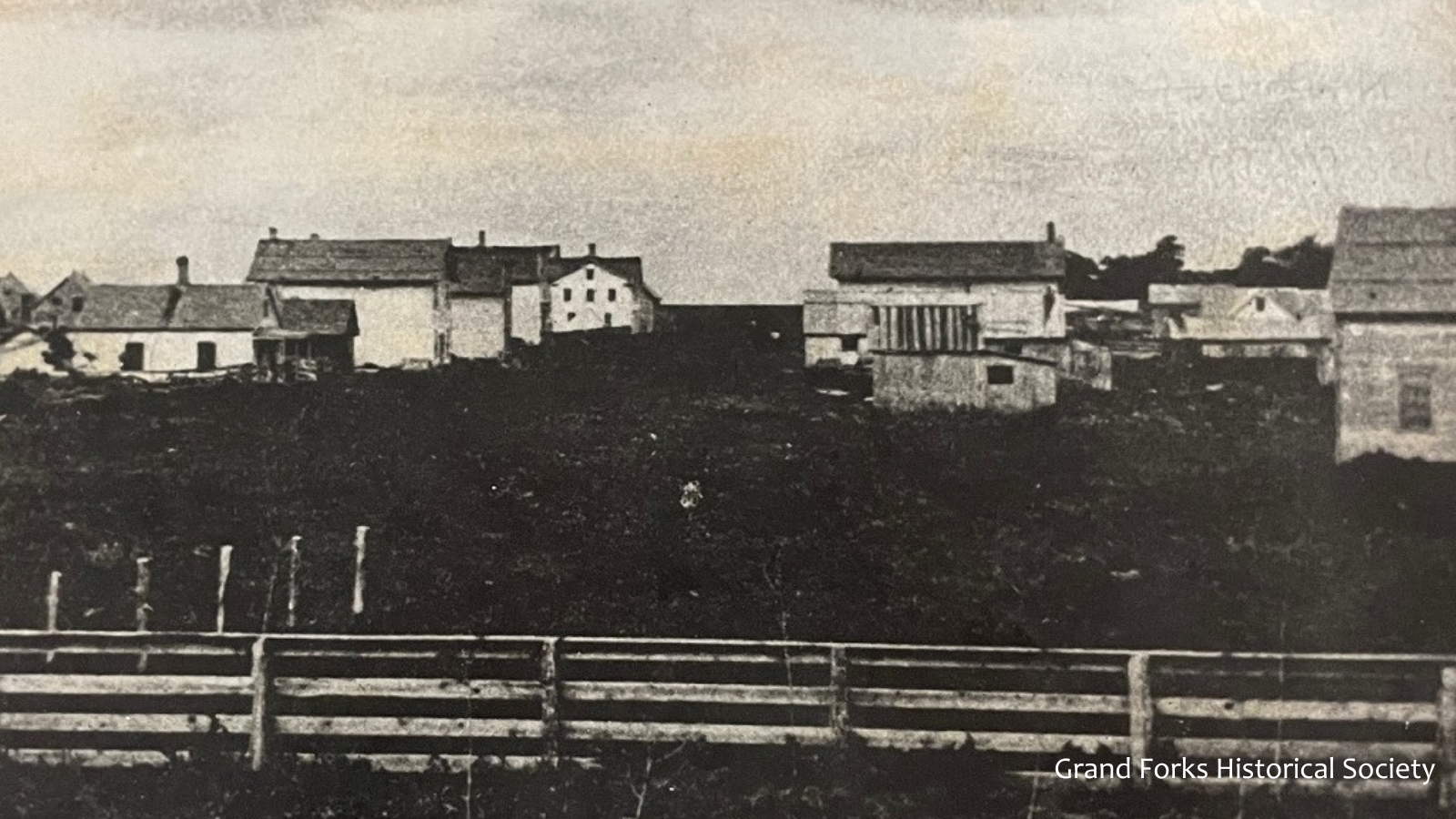 Vintage photo of what downtown forks looked like when it was originally beginning to be settled