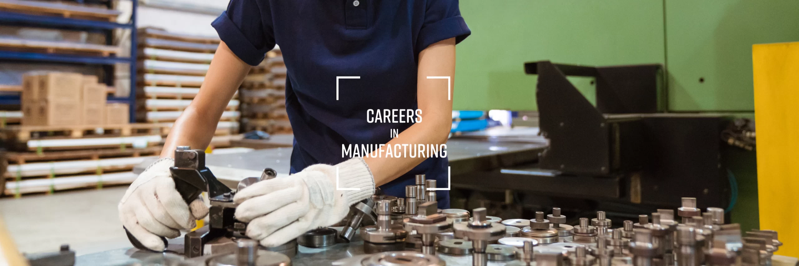 manufacturing employee working on project