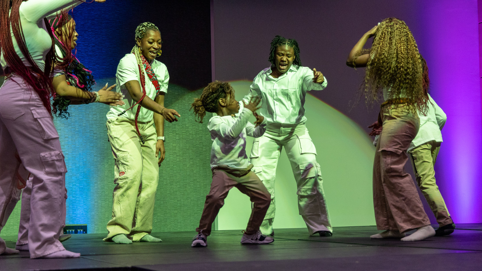 Dance group performing at UND African Culture Night!