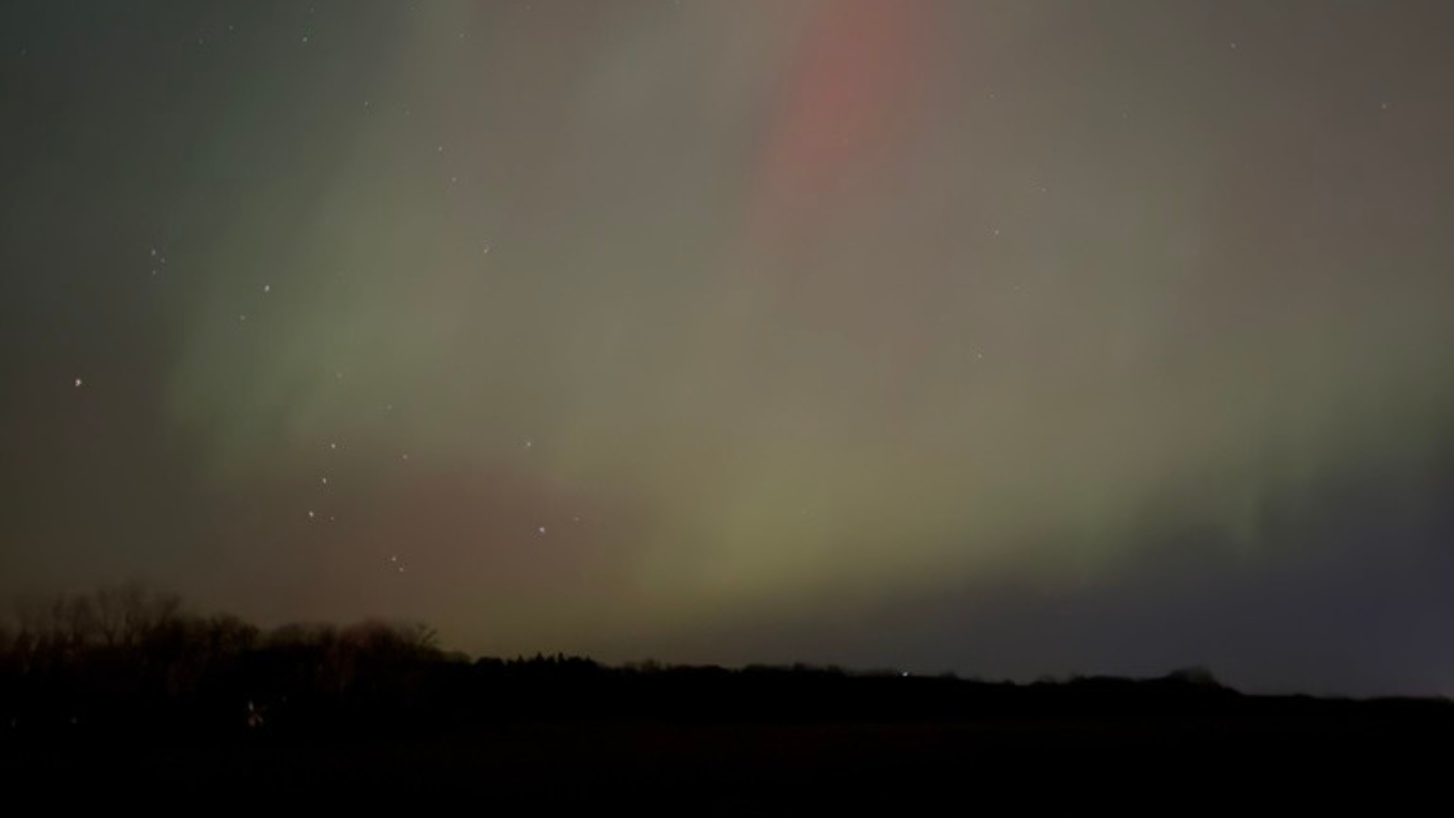 Author Precious' picture of the northern lights during one of her chasing adventures